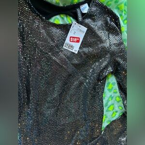 NWT Divided black sequins holiday dress